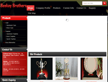 Tablet Screenshot of beekaybrothers.com